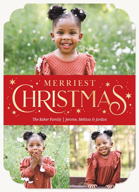 Storybook Sparkle Photo Holiday Cards
