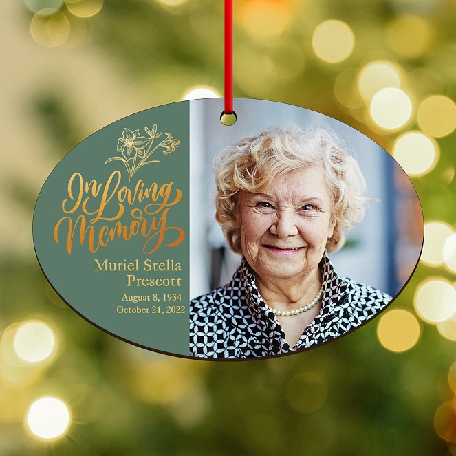 Loving Memory Personalized Ornaments