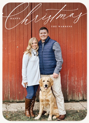 Simple Calligraphy Christmas Cards