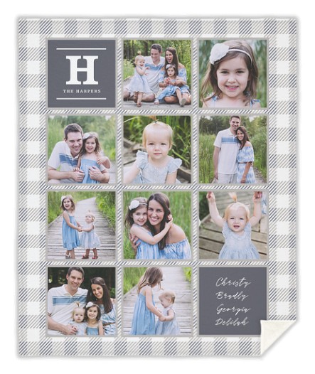 Plaid Checks Custom Blankets Plaid Checks Custom Blankets