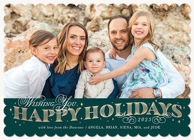 Elegant Traditions Personalized Holiday Cards