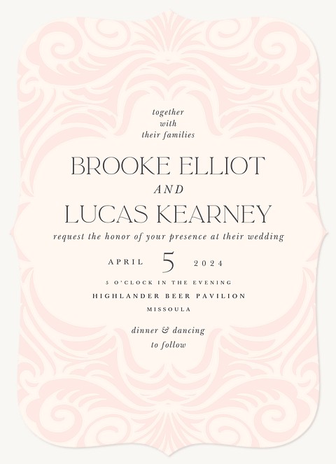 Brocade Wedding Invitations