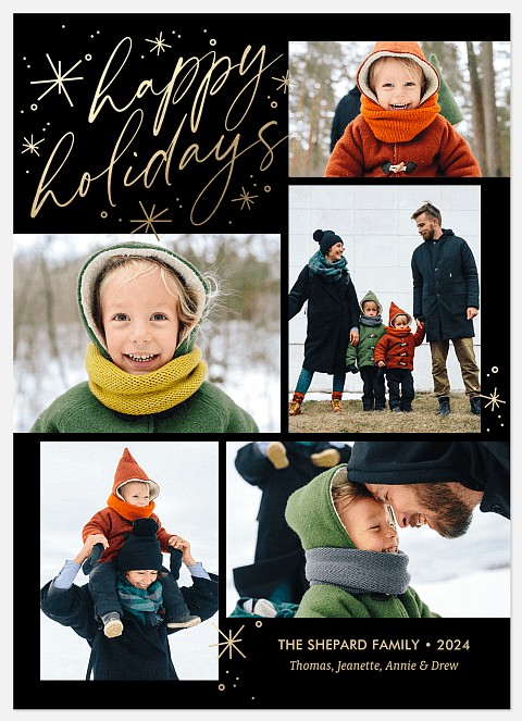 So Sparkling Holiday Photo Cards