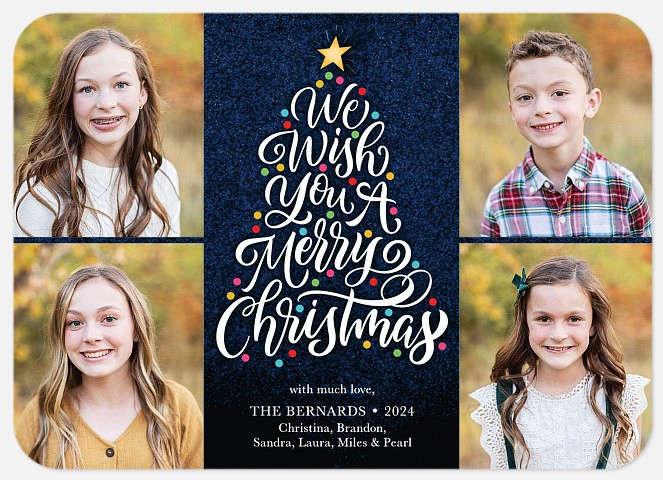 Wishful Tree Holiday Photo Cards