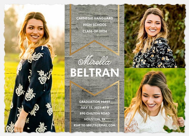 Birch Banner Graduation Cards