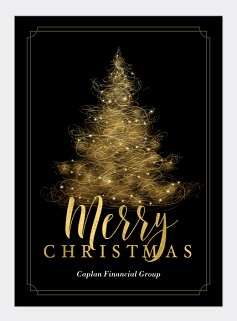 Iridescent Evergreen Card