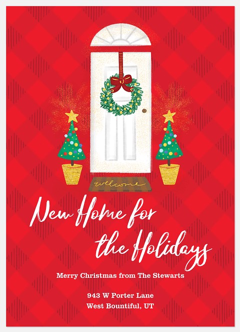 Front Door Holiday Photo Cards