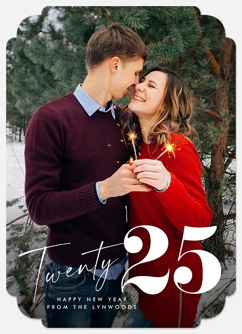 Yearly Overlay Holiday Photo Cards