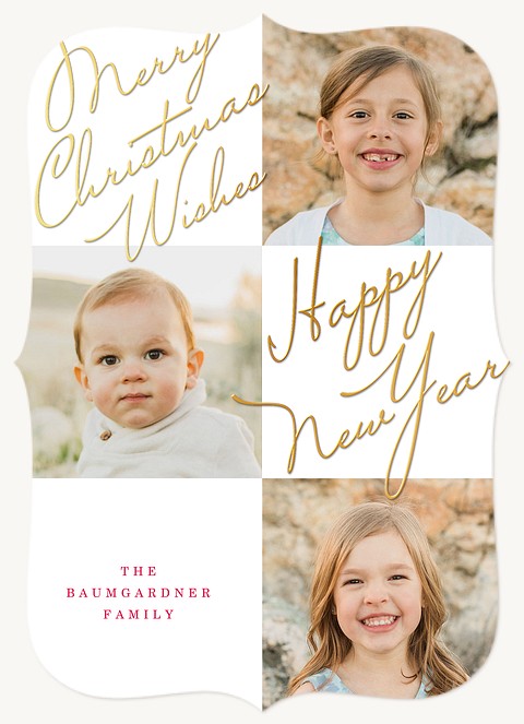 Scripted Wishes Personalized Holiday Cards