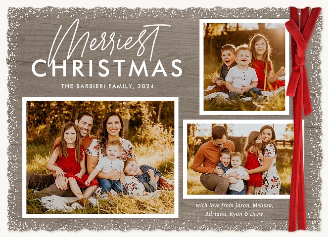 Wrapped Up Personalized Holiday Cards