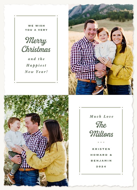 Very Merry Duo Personalized Holiday Cards
