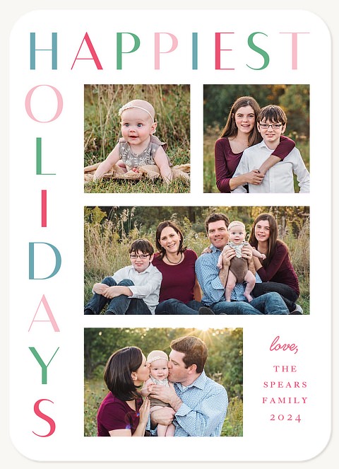 Holiday Crossing Personalized Holiday Cards