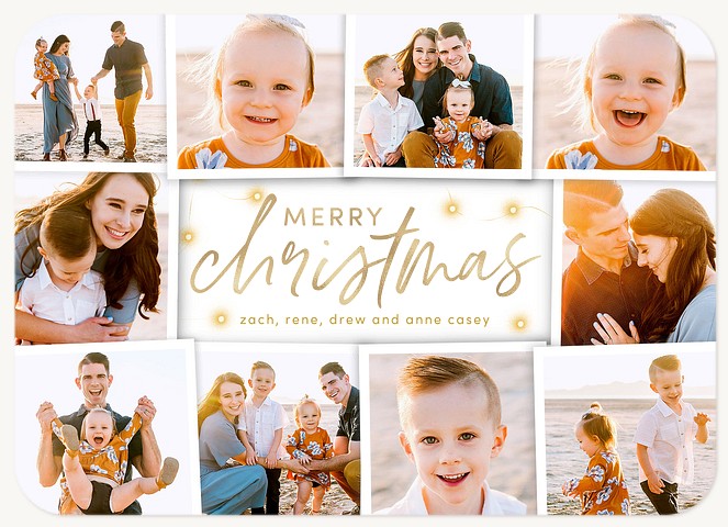 Shining Memories Personalized Holiday Cards