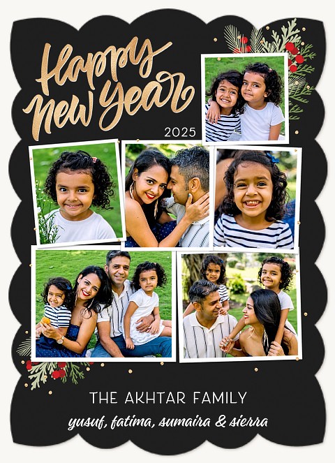 Cheerful Snaps Personalized Holiday Cards