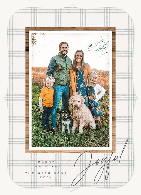 Farmhouse Chic Personalized Holiday Cards