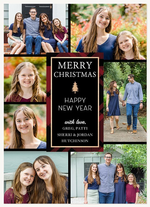 Tartan Traditions Personalized Holiday Cards