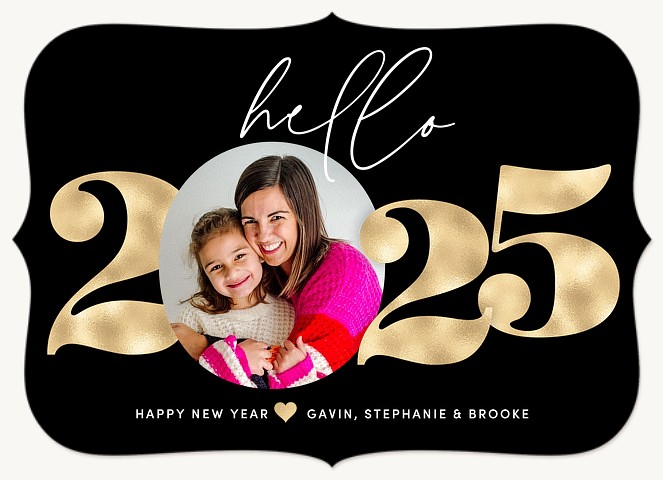 Big Year Personalized Holiday Cards