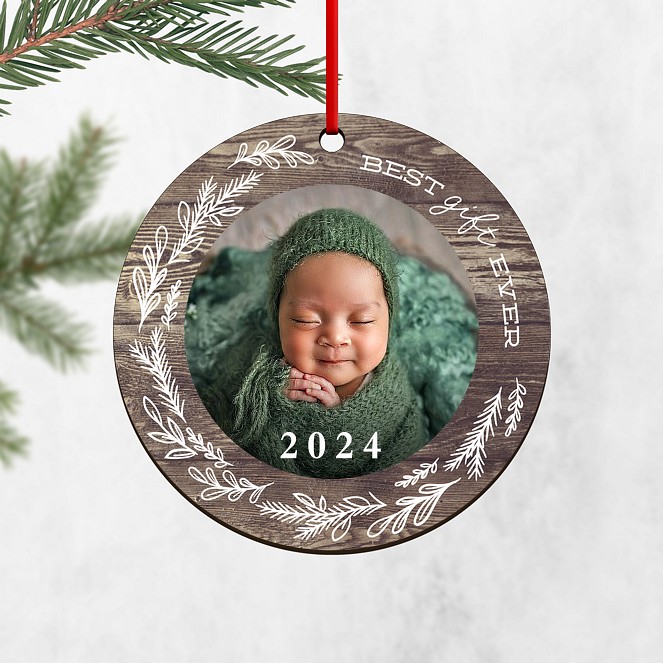 Rustic Branches Personalized Ornaments