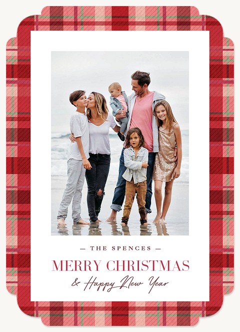 Festive Wrap Personalized Holiday Cards