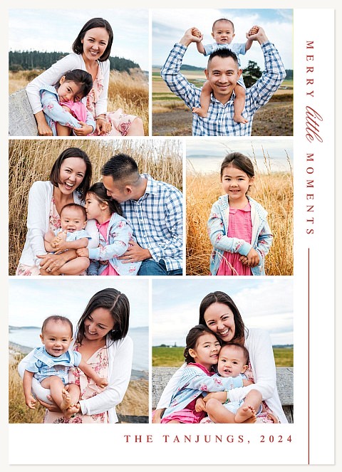 Merry Little Moments Personalized Holiday Cards