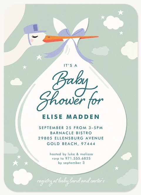 Special Package Baby Shower Invites