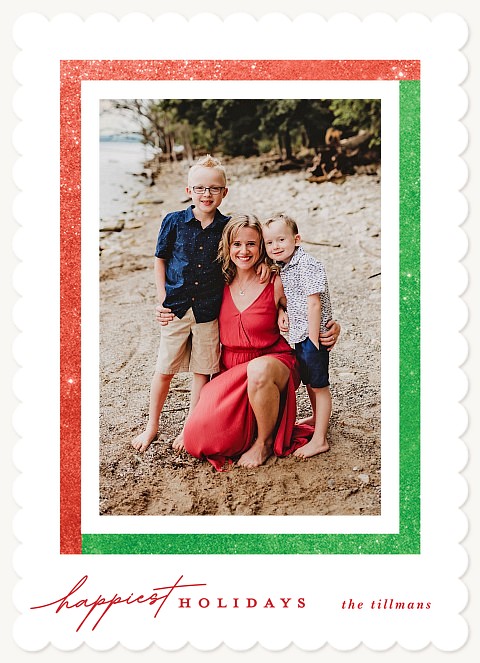 Duo Frame Personalized Holiday Cards