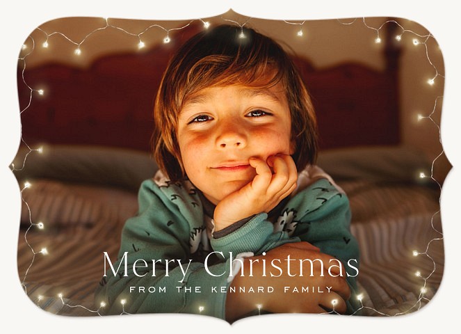 Fairy Lights Personalized Holiday Cards