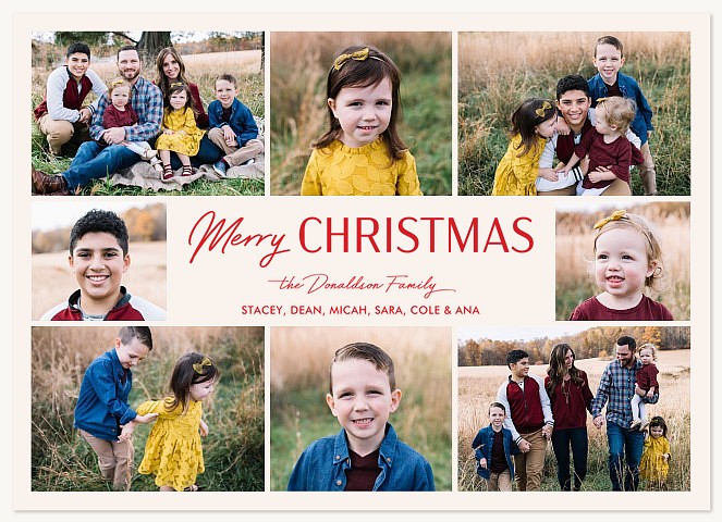 Merry Gallery Personalized Holiday Cards