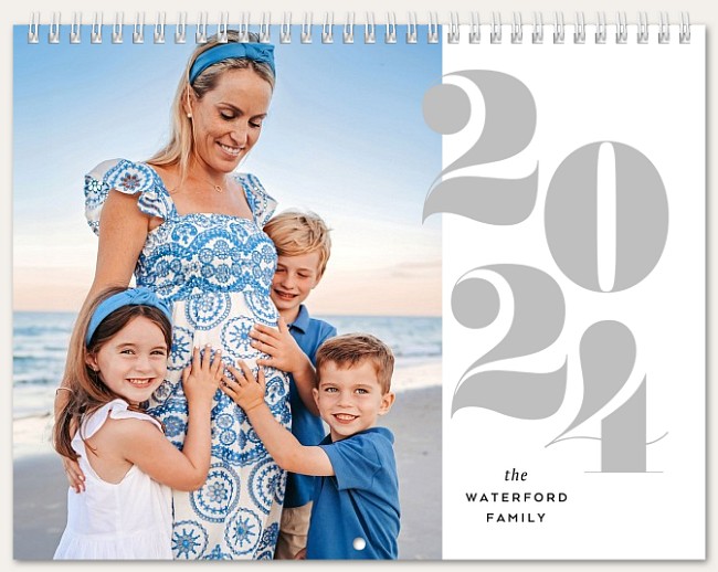 Vertical Year Calendar Custom Photo Calendars