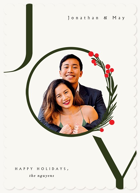 Joy Full Personalized Holiday Cards