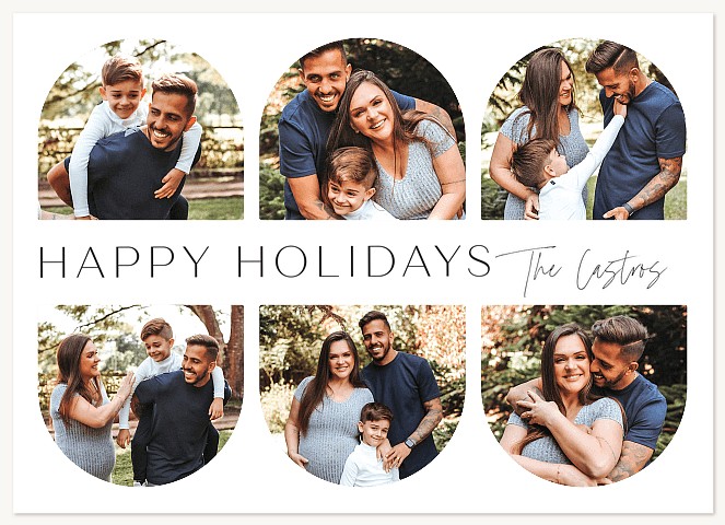 Many Arches Personalized Holiday Cards