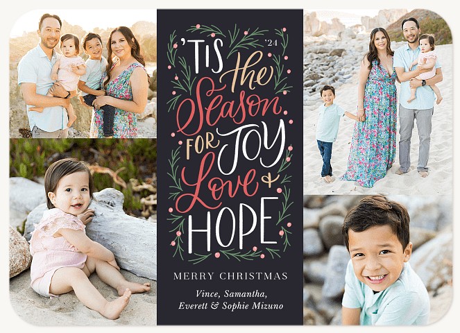 Tis The Season Personalized Holiday Cards