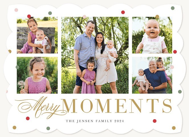 Merry Moments Personalized Holiday Cards