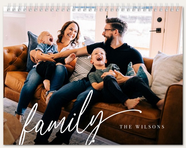 Scripted Family Calendar Custom Photo Calendars