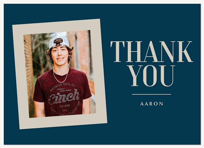 Angled Frame Thank You Cards 