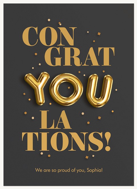 Congratulations Confetti Greeting Cards