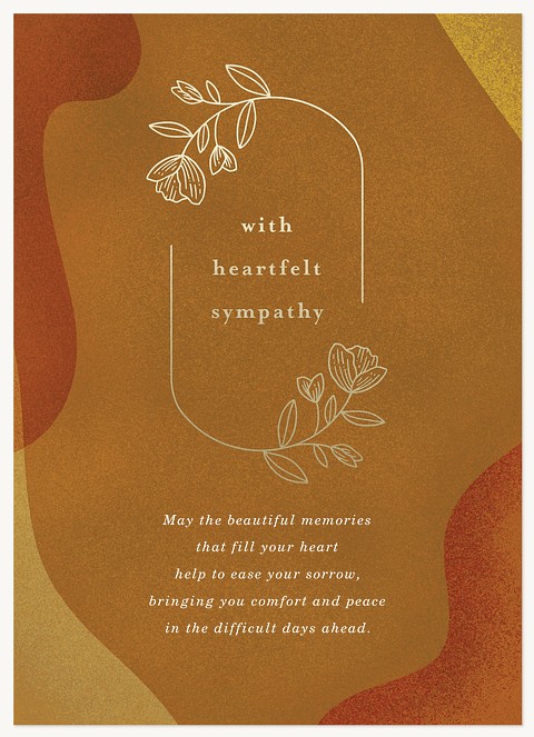 Heartfelt Sympathy Greeting Cards