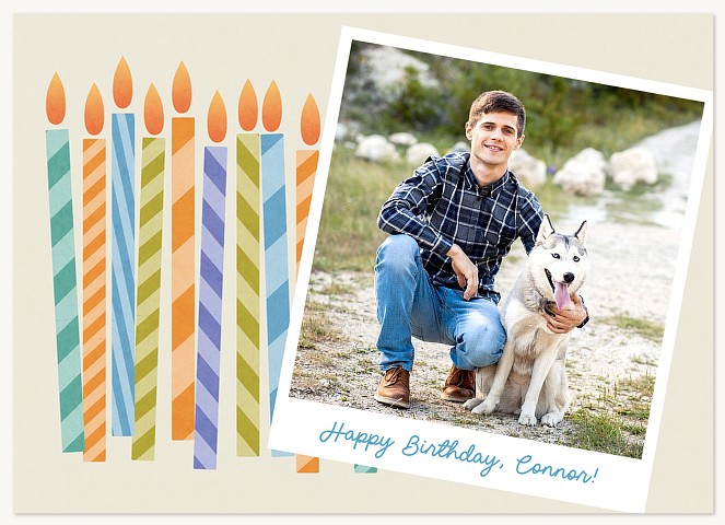 Birthday Candles Greeting Cards