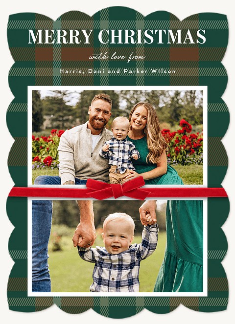 Wrapped Photos Personalized Holiday Cards