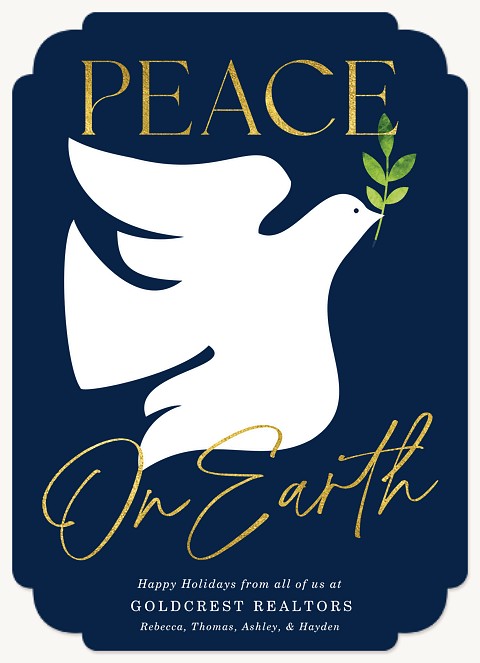 Peace on Earth Business Holiday Cards