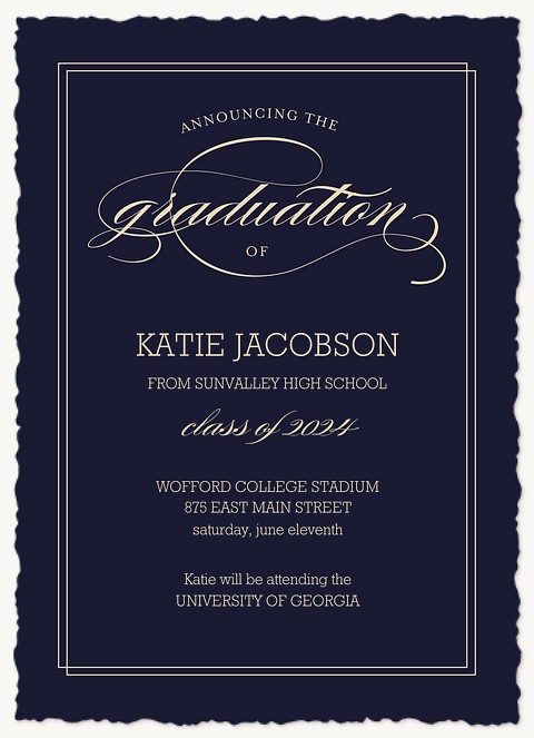 Contemporary Graduate Graduation Cards