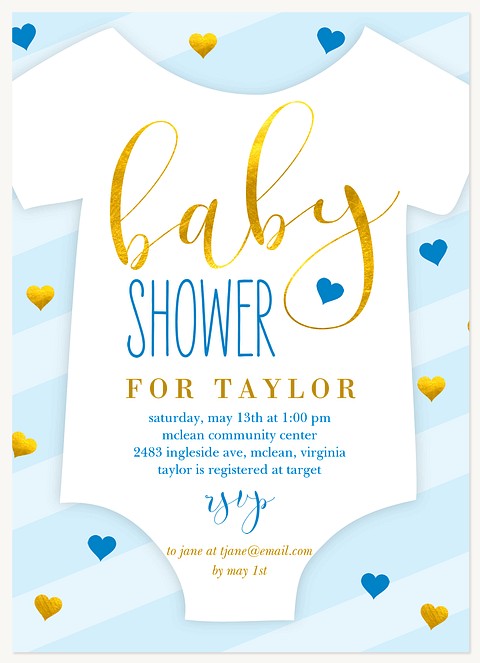 Sweet Confection Baby Shower Invites