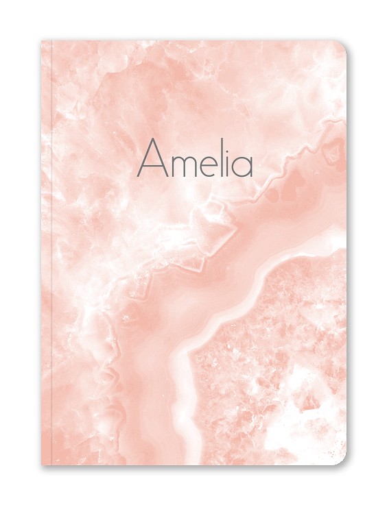 Rose Marble Custom Softcover Journals