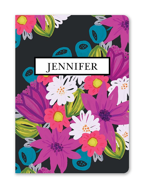 Modern Bouquet Custom Softcover Journals
