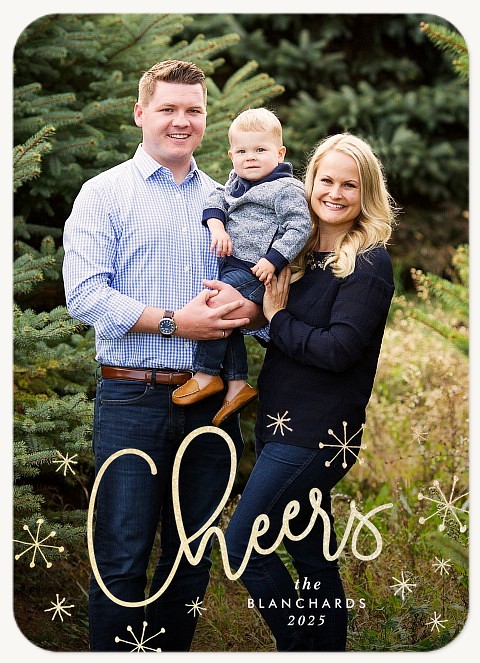 Sparks of Cheer Photo Holiday Cards
