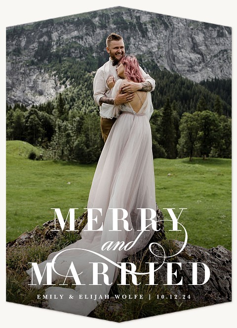 Merry & Married Christmas Cards