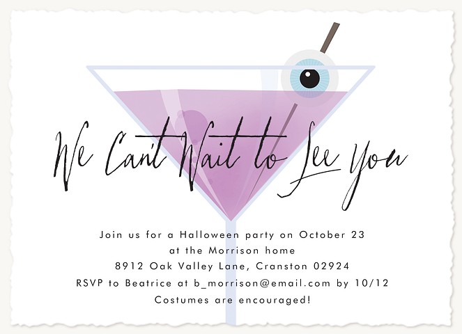  See You Halloween Party Invitations