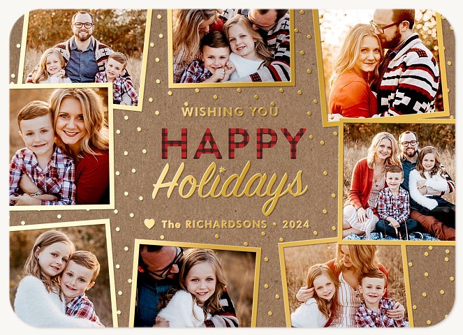 Merry Snapshots Photo Holiday Cards
