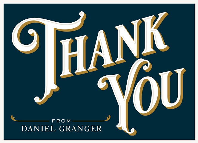 Nouveau Thank You Cards 