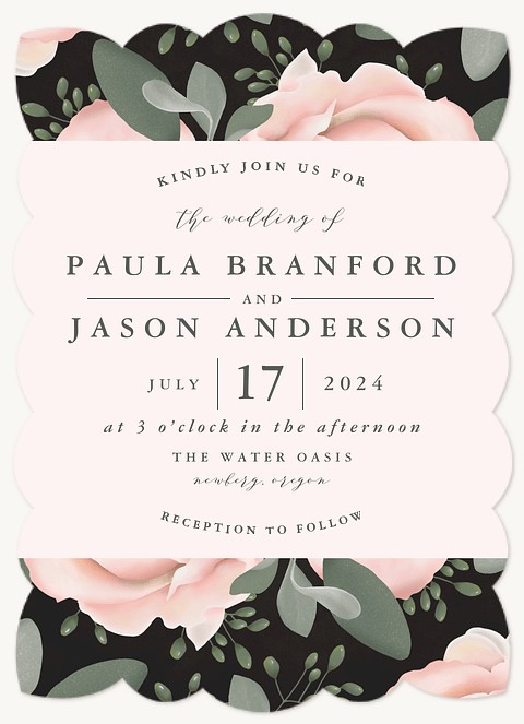 Peony Wedding Invitations